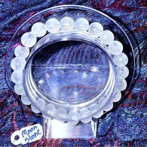 Moonstone Beaded Bracelet
